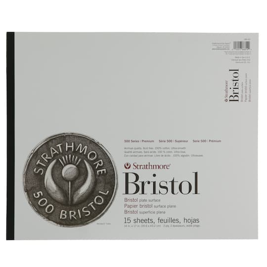 Strathmore® 500 Series Bristol Plate Paper Pad